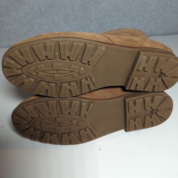 White Mountain Womens 6.5W Brown Lace Up Suede Bootie Ankle Boots Auburn Dessert - Picture 6 of 7